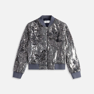 Dries Van Noten Vaksel Emb 8344 M.W.Jacket - Silver