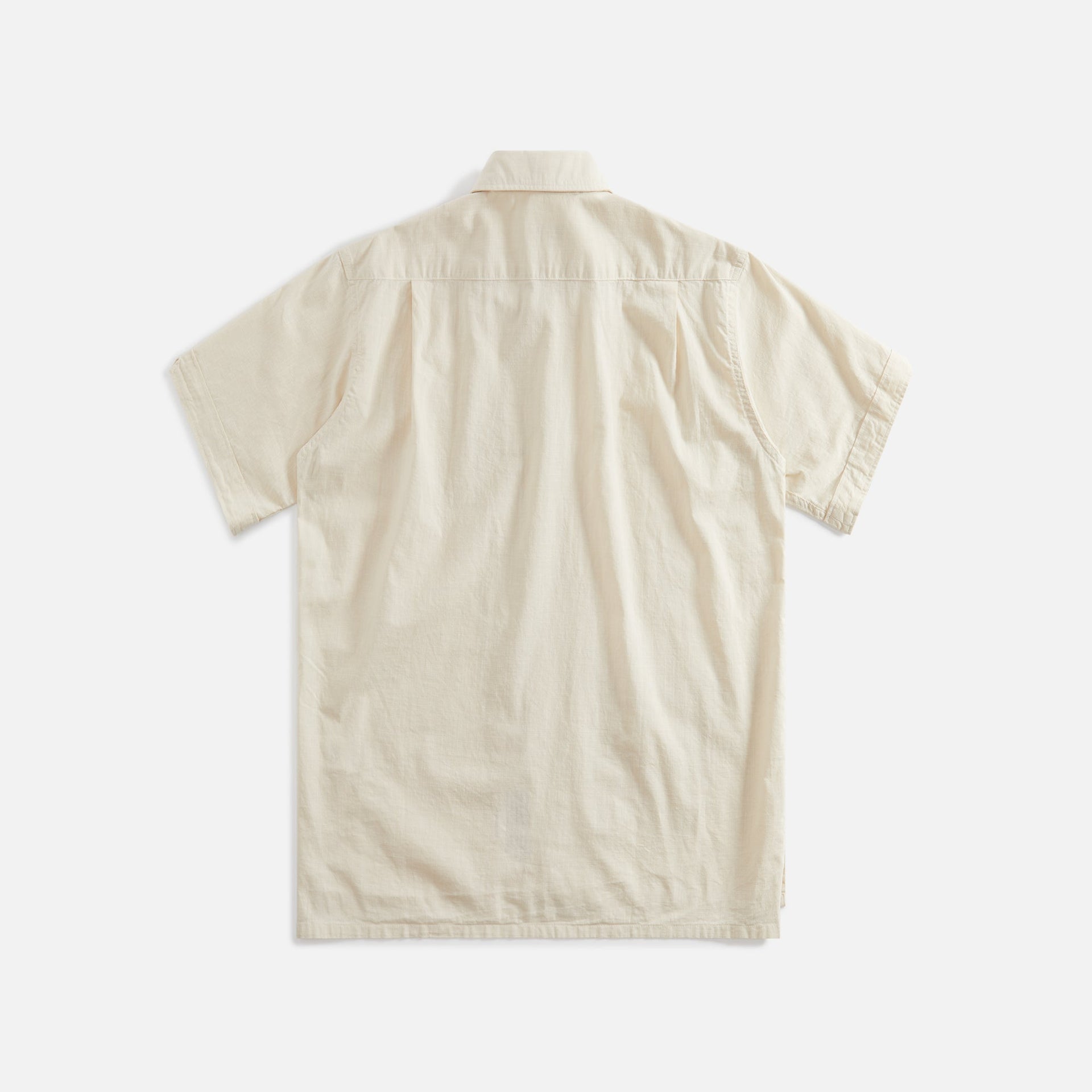 Engineered Garments Camp Shirt - Beige Cotton Handkerchief