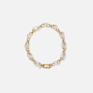 Eliou Conor Necklace - Gold and Clear