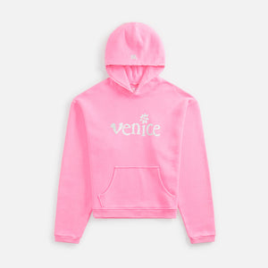 ERL Unisex Silver Printed Venice Hoodie - Pink