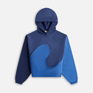 ERL Unisex Swirl Hoodie - Blue