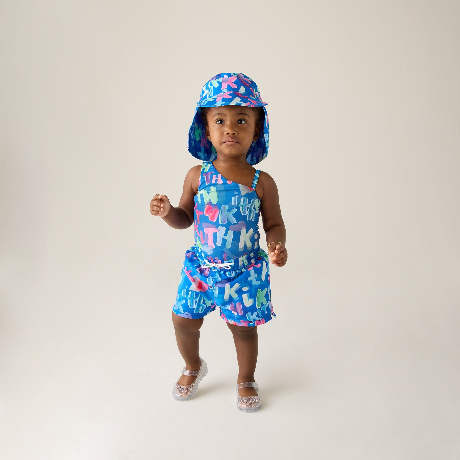 Kith Baby Watercolor Kai Swim Trunk - Marina