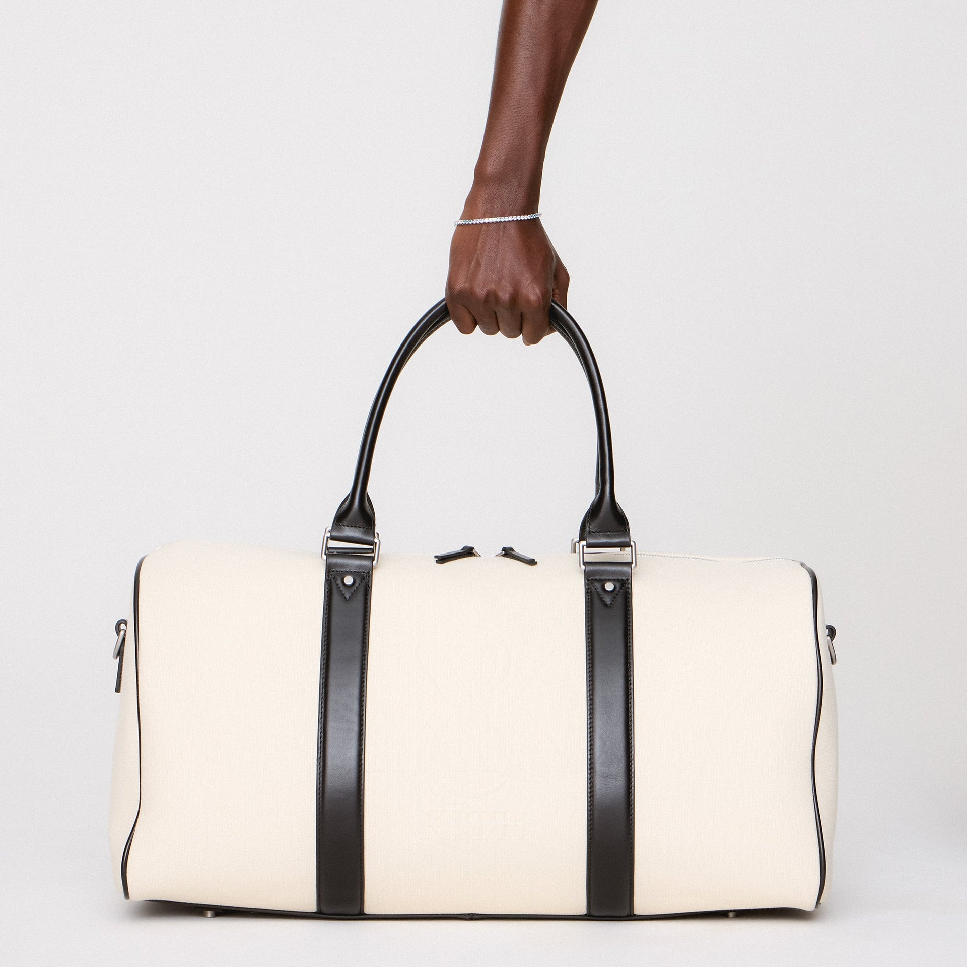 Kith Crest Canvas Duffle Bag - Sandrift
