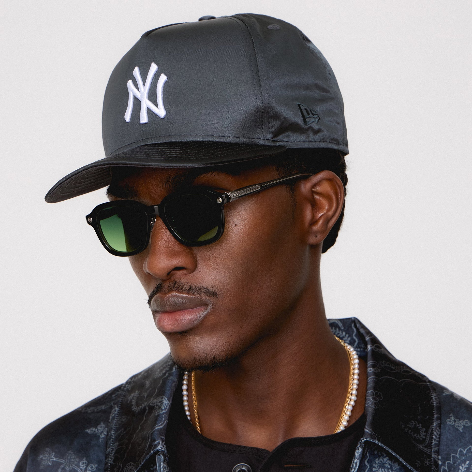 Kith & New Era for the New York Yankees Satin 9FORTY Snapback - Vague