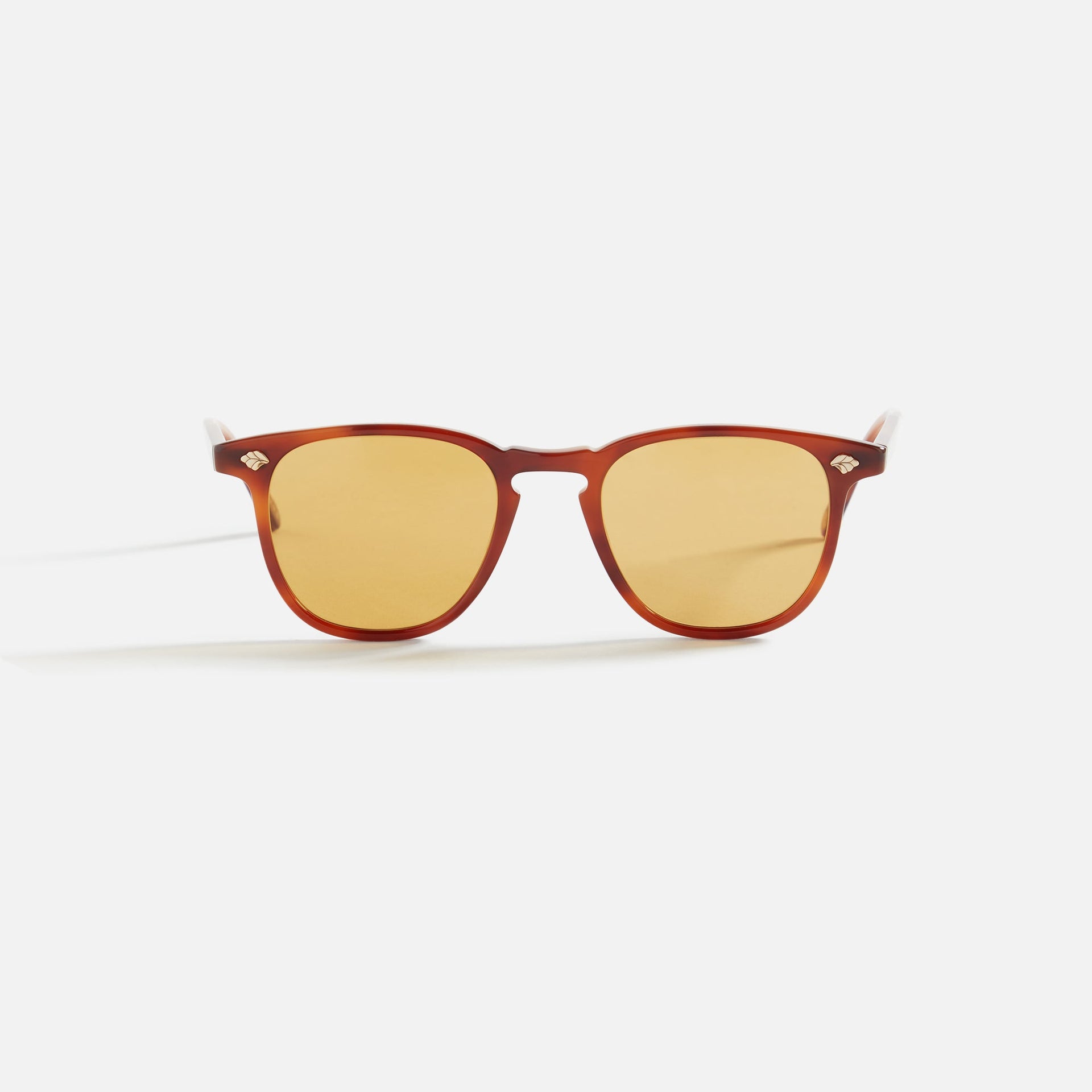 Garrett Leight Brooks II Sun - Vintage Burnt Tortoise / Pure Maple