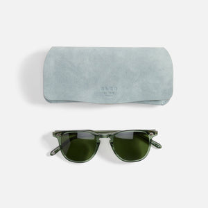 Garrett Leight Brooks II Sun - Juniper / Pure Green