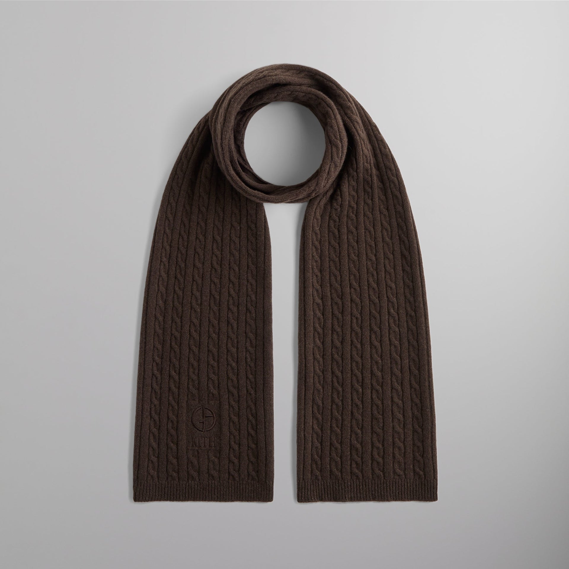 Kith & Giorgio Armani Cable Scarf - Hickory PH