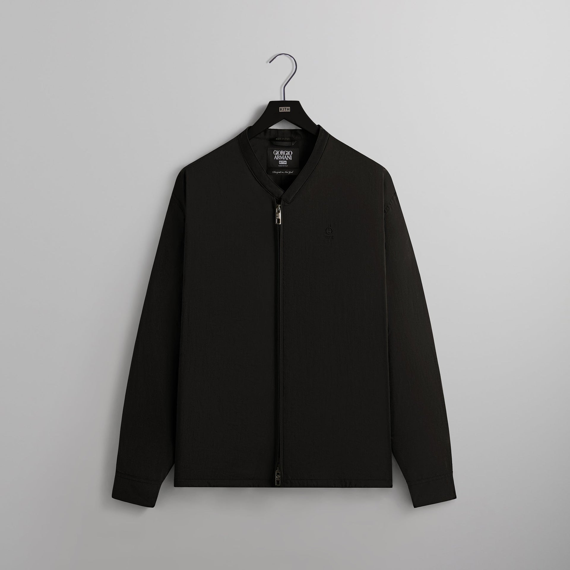 Kith & Giorgio Armani Zip Shirt - Black PH