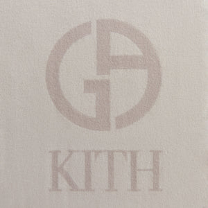 Kith & Giorgio Armani Logo Scarf - Sandrift PH