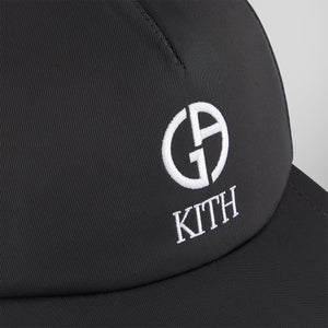 Kith & Giorgio Armani Pinch Crown Hat - Black