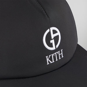 Kith & Giorgio Armani Pinch Crown Hat - Black PH