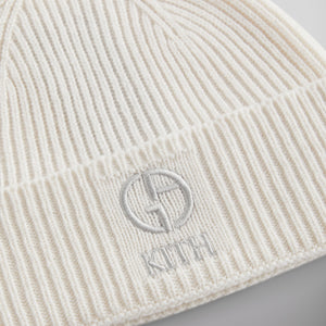 Kith & Giorgio Armani Cashmere Beanie - Sandrift