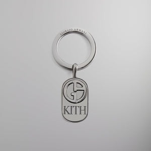 Kith & Giorgio Armani Key Ring - Gunmetal