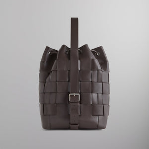 Kith & Giorgio Armani Leather Woven Rucksack - Kindling