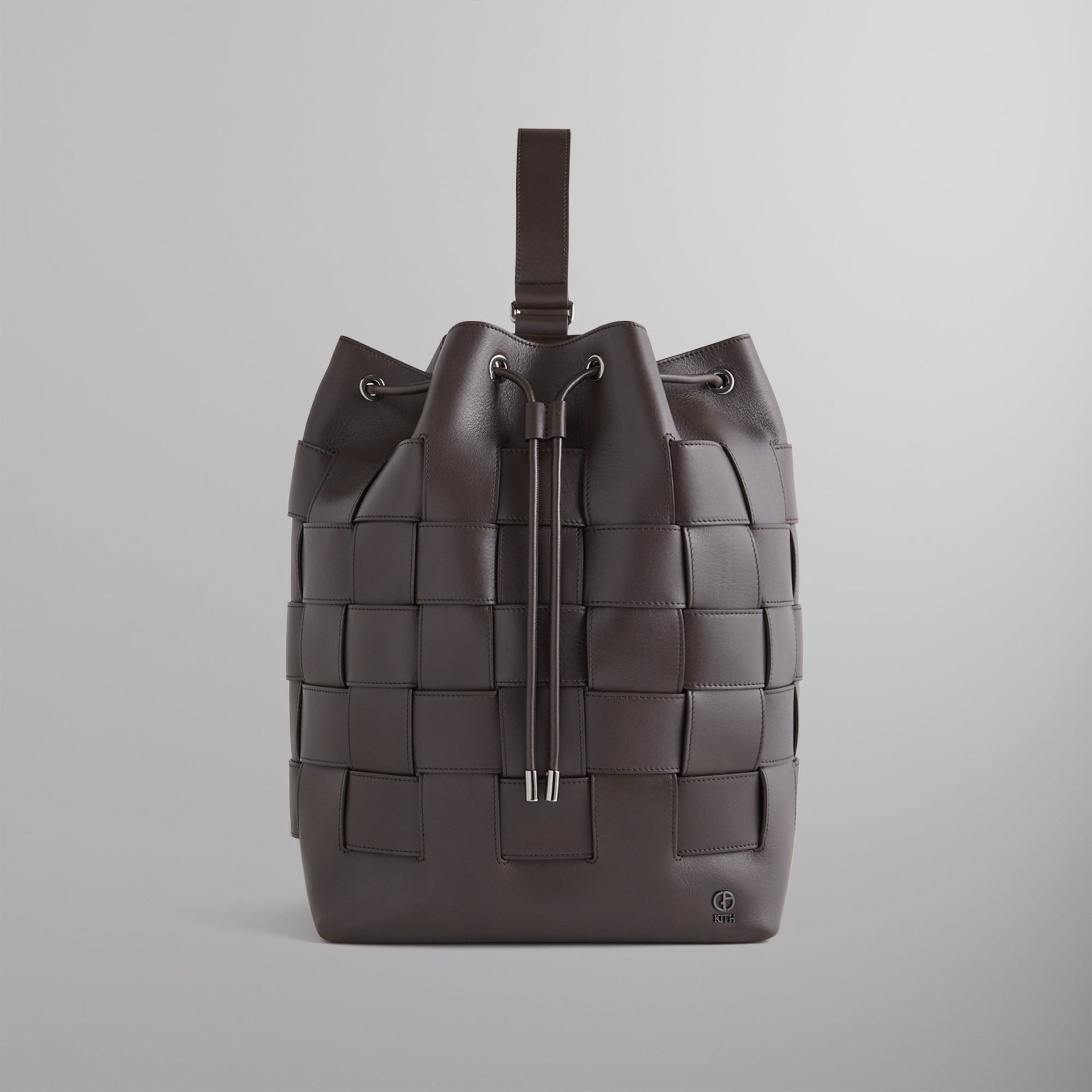 Kith & Giorgio Armani Leather Woven Rucksack - Kindling