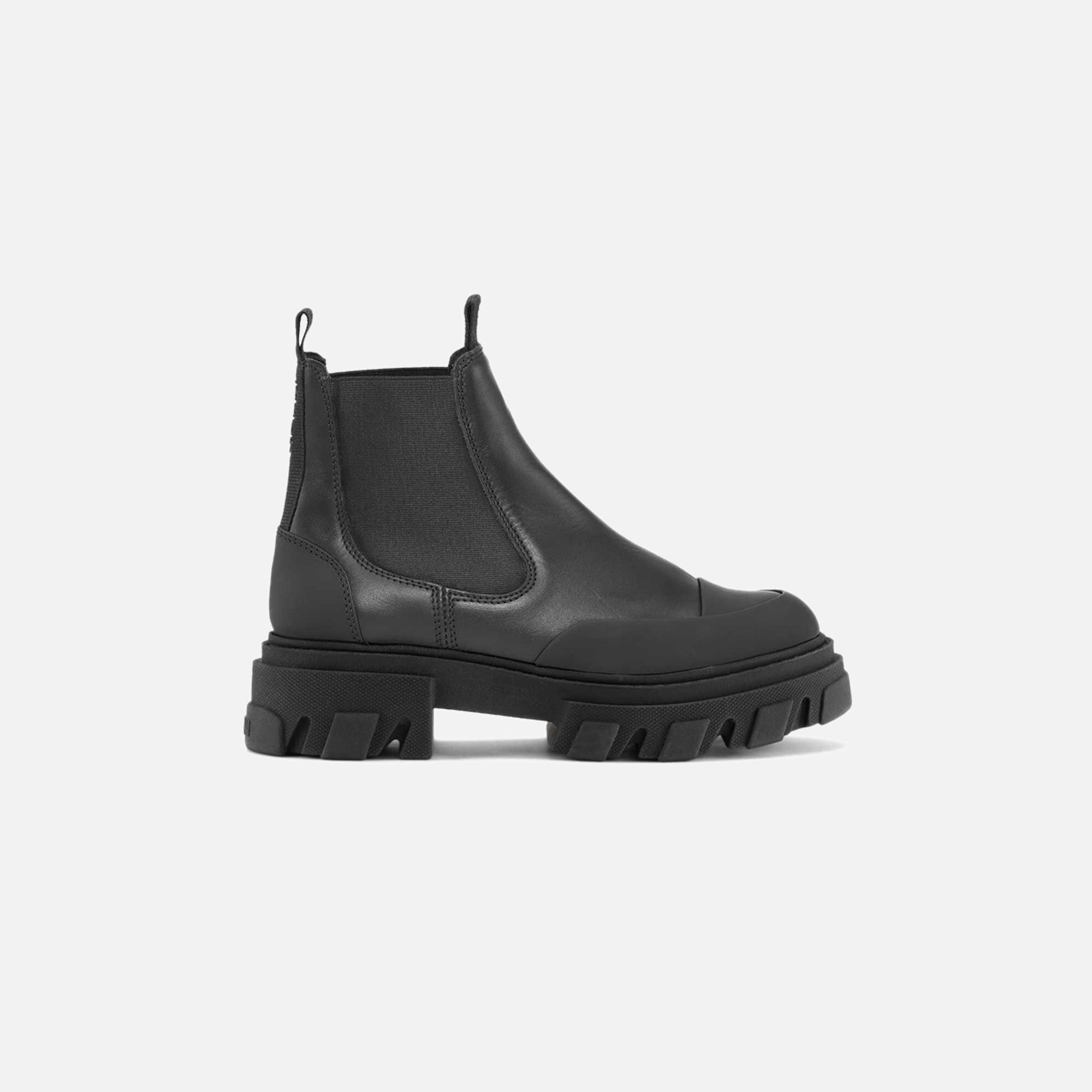 Ganni Low Chelsea Boot - Black