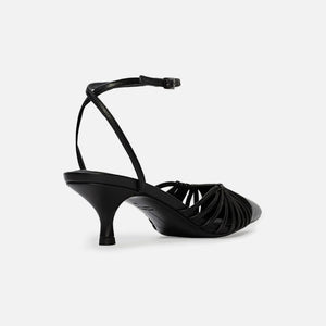 Black Suede Studio Grazia 50 - Black Buffed Nappa