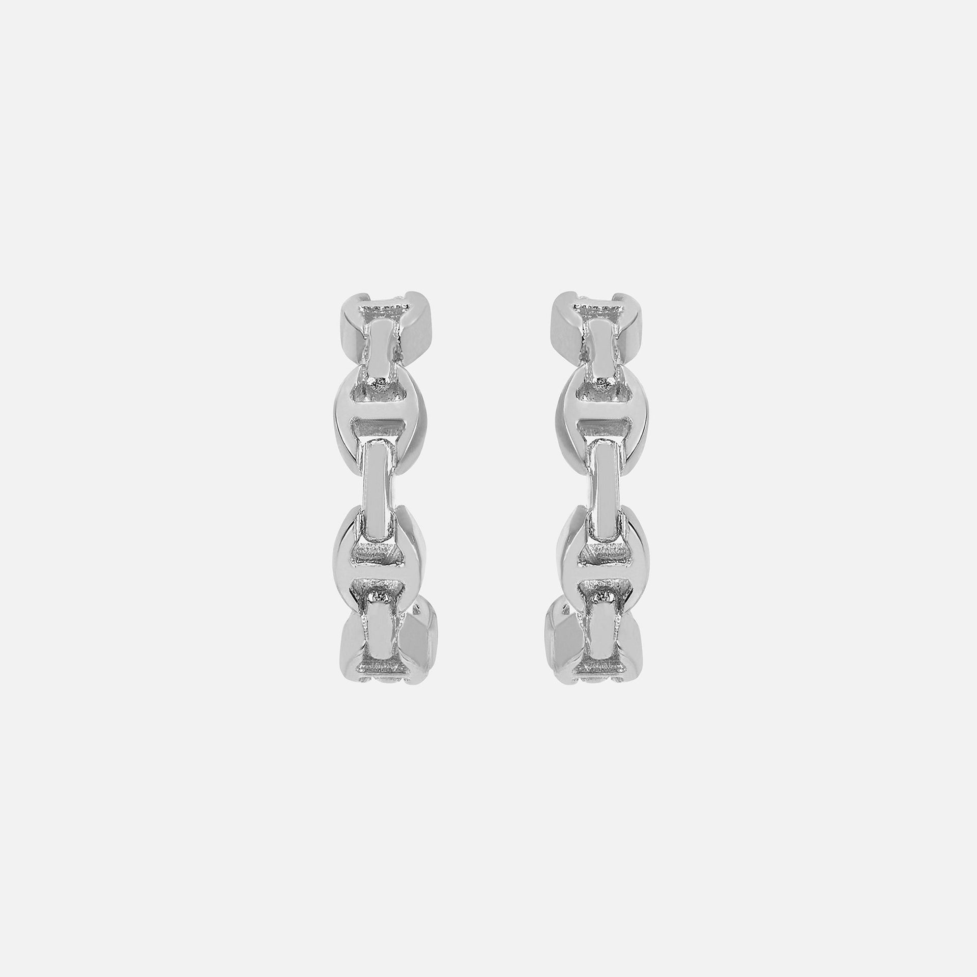 Hoorsenbuhs Crescent Earrings - Sterling Silver