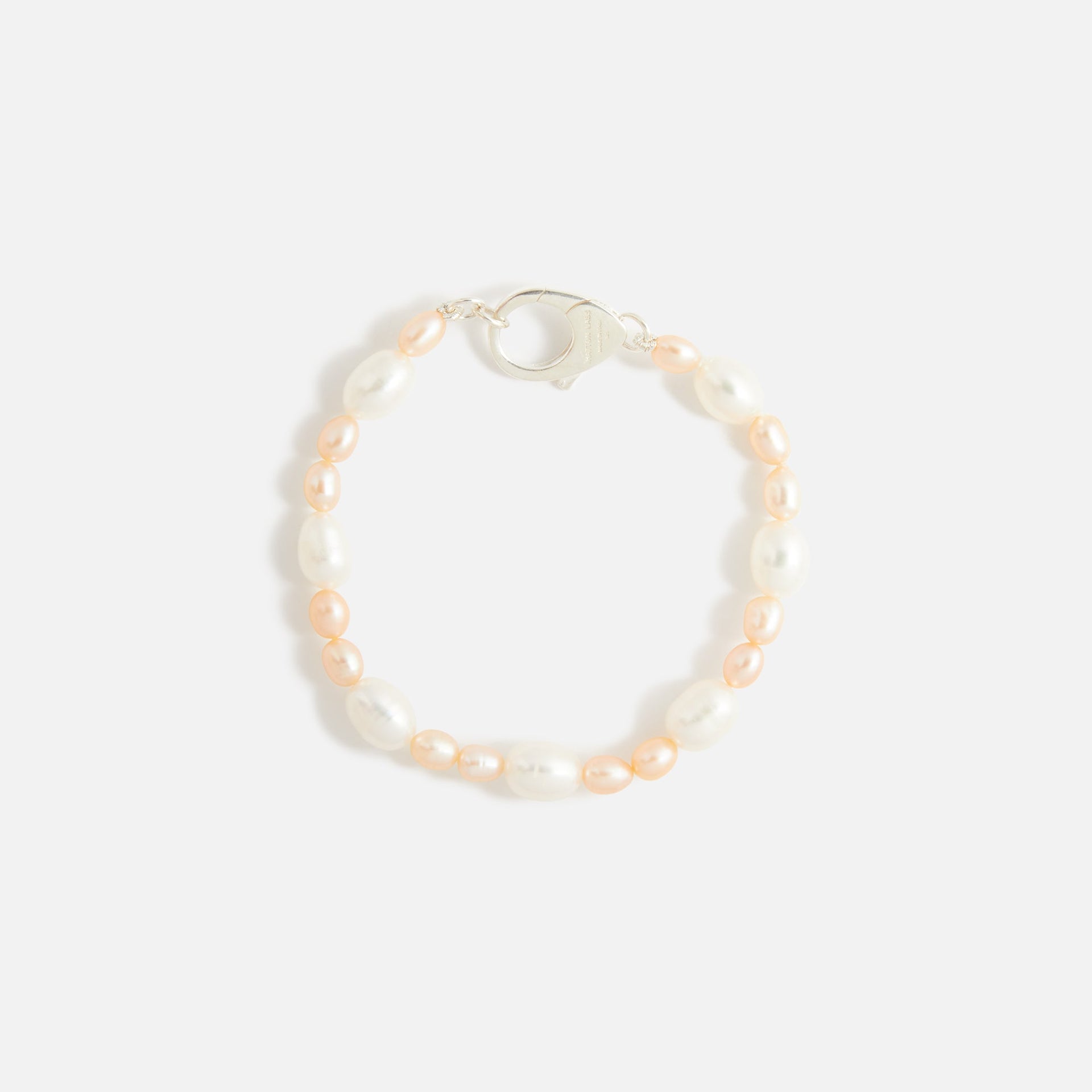 Hatton Labs Oval Pearl Bracelet - Silver