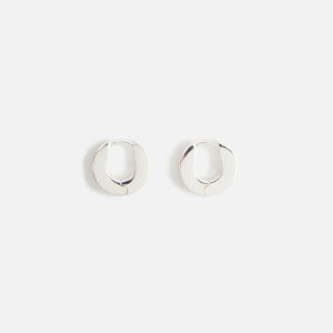 Hatton Labs Edge Hoop Earrings - Silver