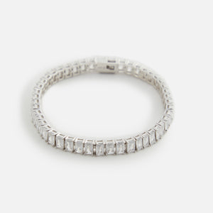 Hatton Labs Tennis Bracelet Sterling Sliver - Emerald