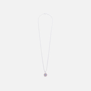 Hatton Labs Daisy Pendant - Silver / Morganite