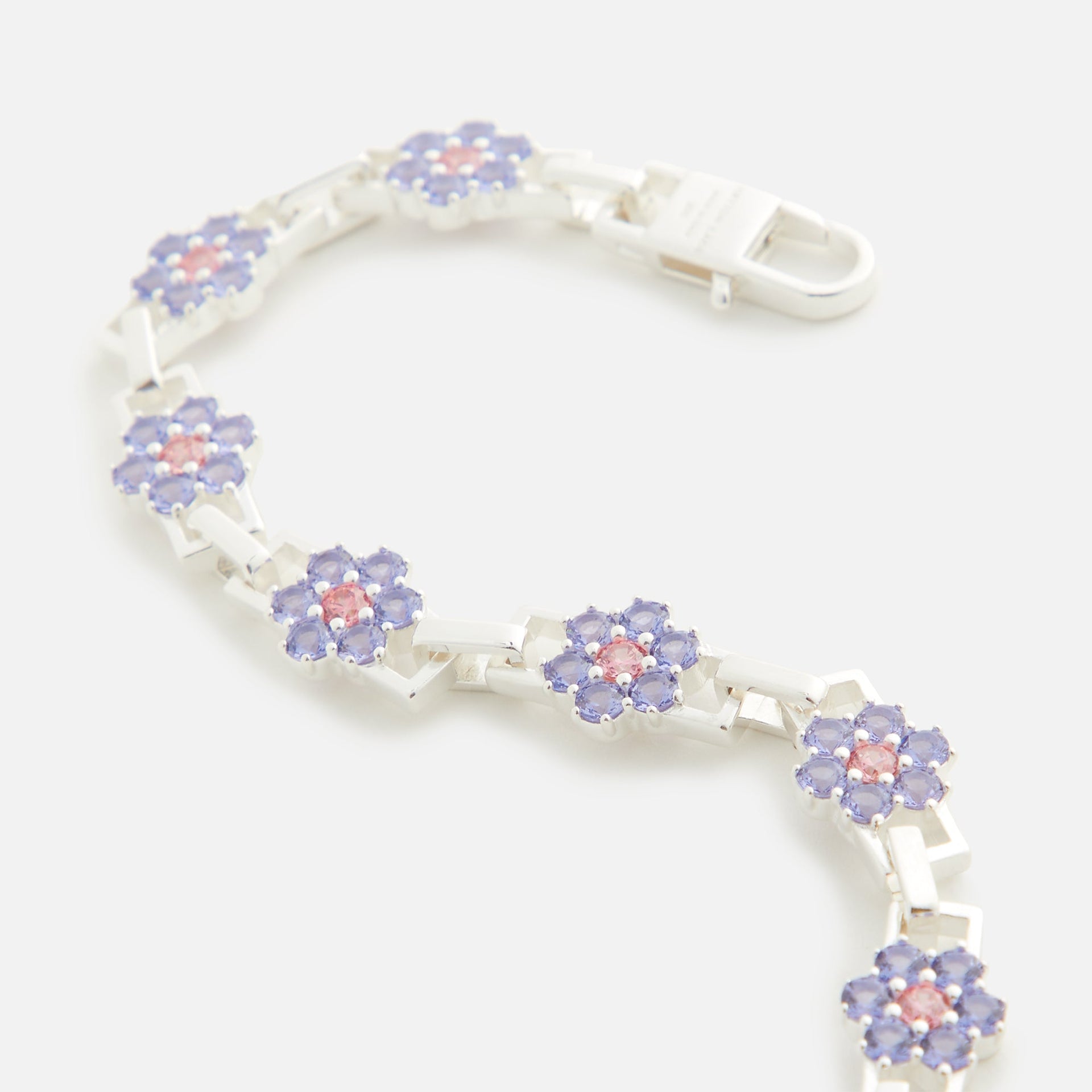 Hatton Labs Daisy Bracelet - Silver / Tanzanite