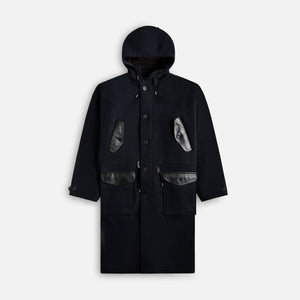 CDG Homme Wool Mossa Double Face - Navy