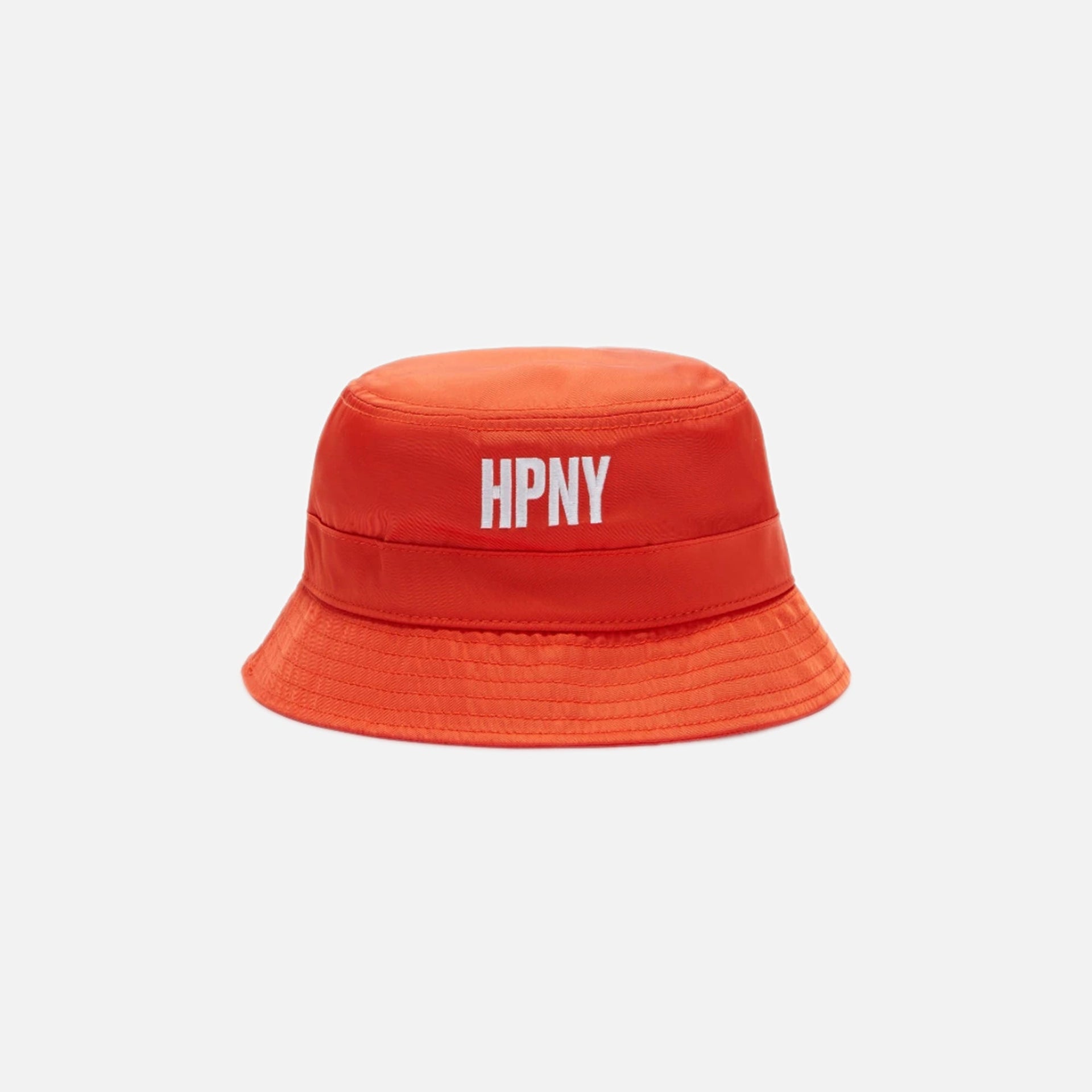 Heron Preston HPNY Emblem Nylon Bucket Hat - Orange