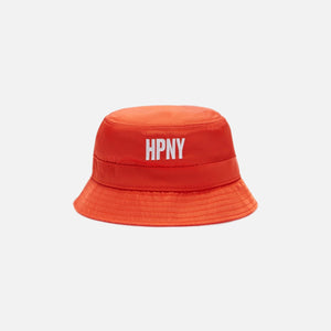 Heron Preston HPNY Emblem Nylon Bucket Hat - Orange