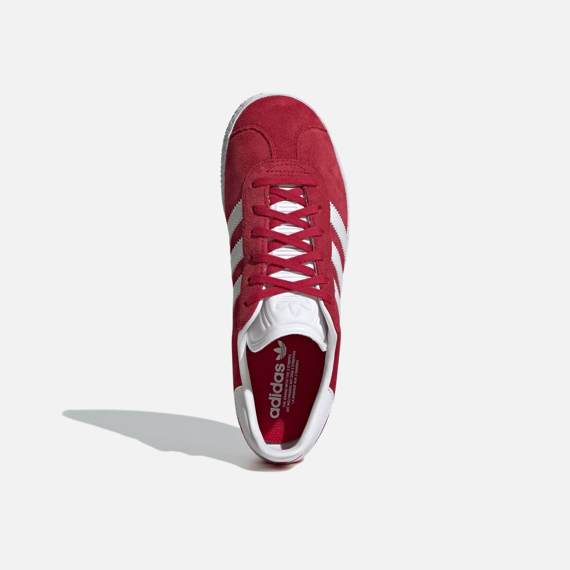 adidas GS Gazelle - Better Scarlet / Footwear White / Gold Metallic