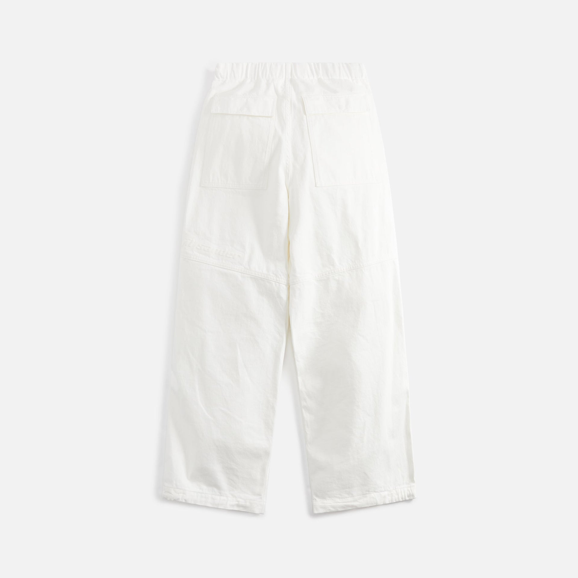 Jil Sander Diagonal Cotton Organic Denim Porcelain - White