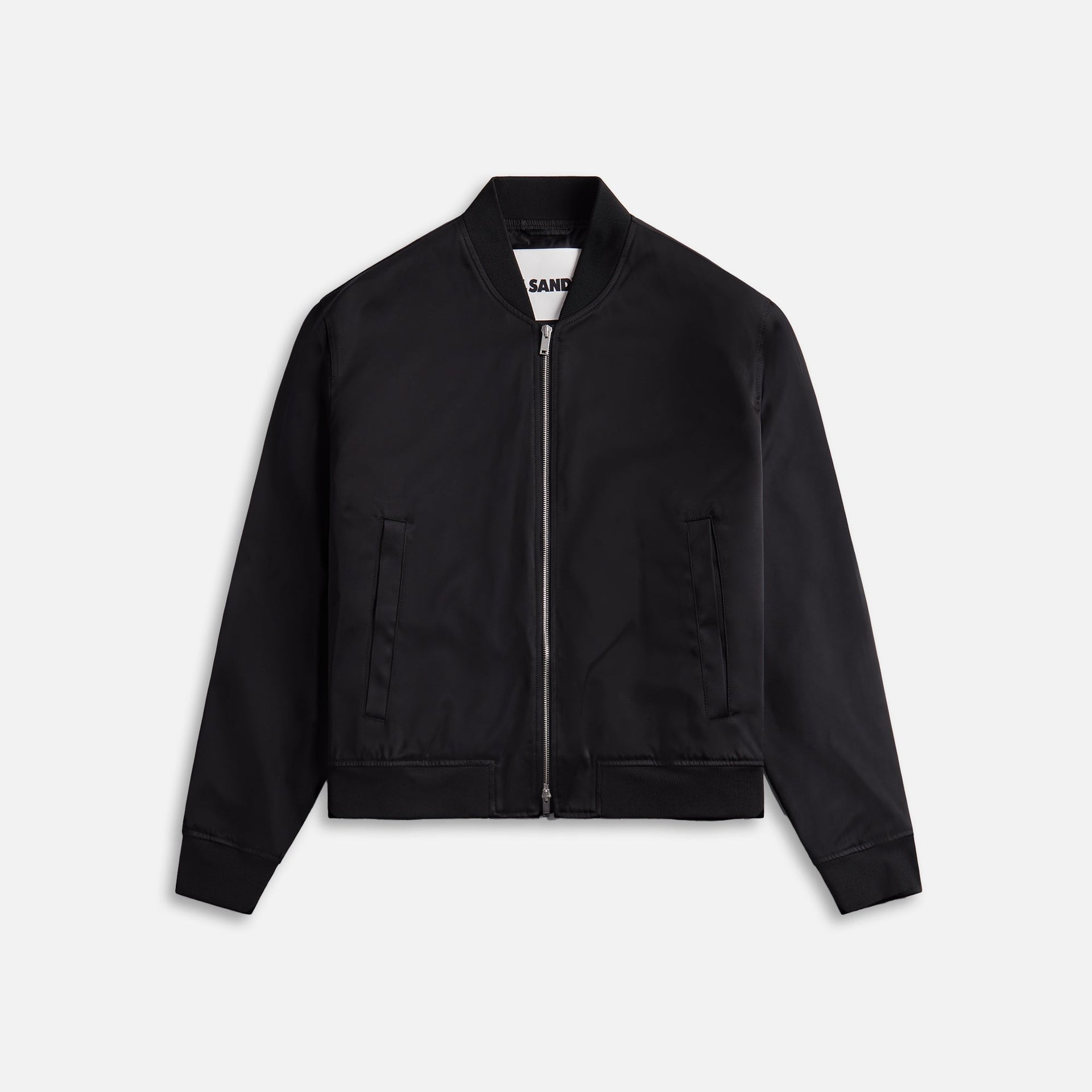 Jil Sander Heavy Viscose Silk Twill Jacket - Black