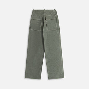 Jil Sander Organic Cotton Corduroy Trousers - Celadon Green