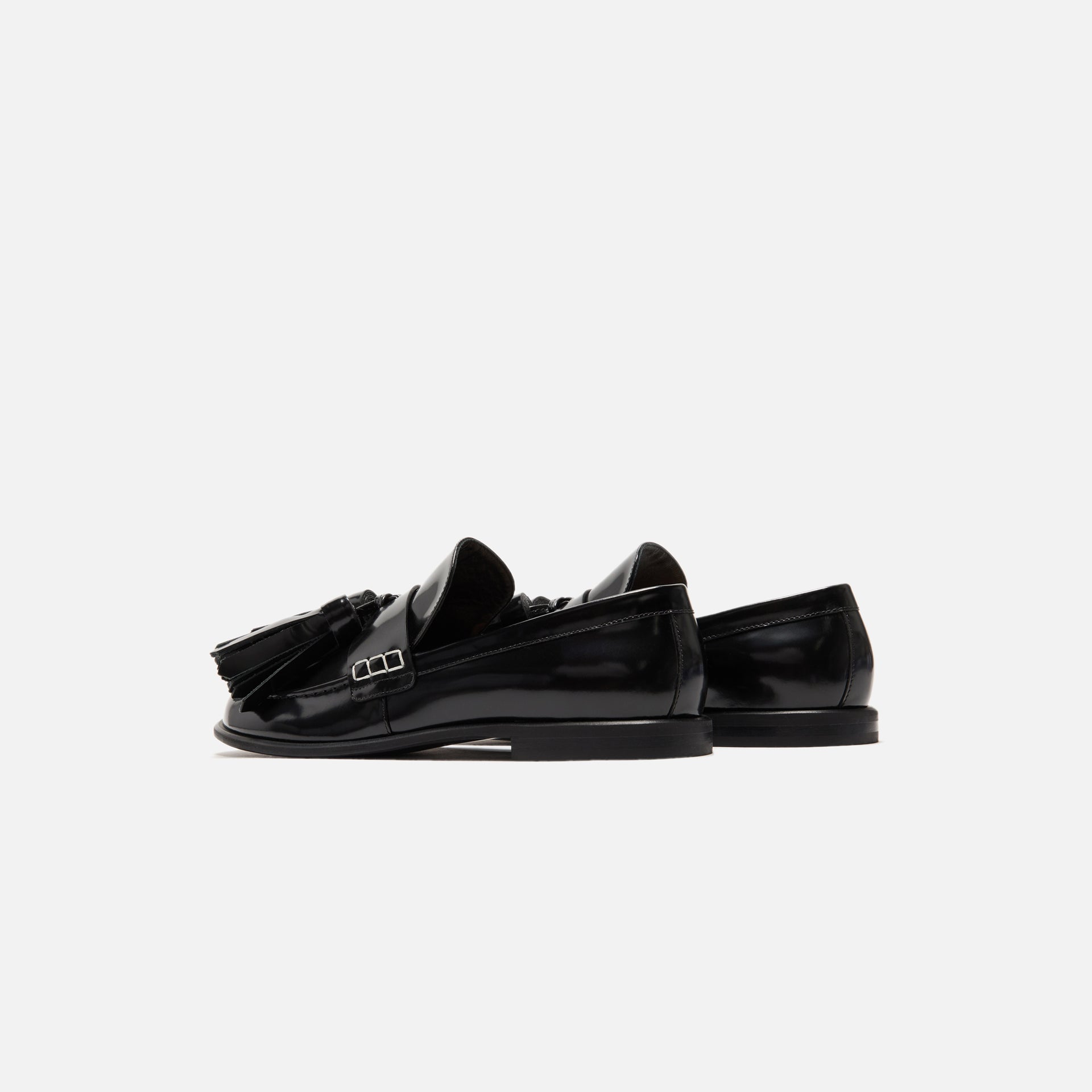 JW Anderson Tassel Loafer Mules - Black