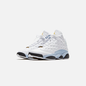 Nike Air Jordan 13 Retro - White / Yellow Ochre / Blue Grey