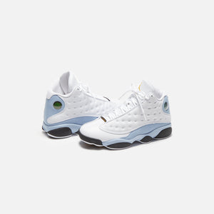 Nike Air Jordan 13 Retro - White / Yellow Ochre / Blue Grey