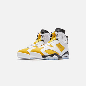 Jordan Air Jordan 6 Retro - White / Yellow Ochre / Black