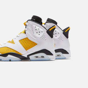 Jordan Air Jordan 6 Retro - White / Yellow Ochre / Black