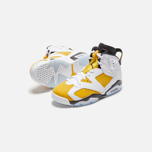 Jordan Air Jordan 6 Retro - White / Yellow Ochre / Black