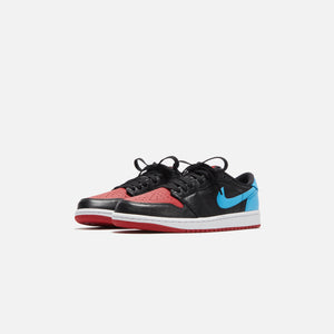 Nike WMNS Air Jordan 1 Retro Low OG - Black / Dark Powder Blue