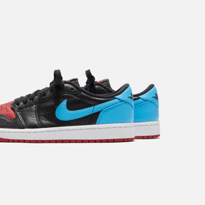 Nike WMNS Air Jordan 1 Retro Low OG - Black / Dark Powder Blue