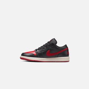 Jordan WMNS Air Jordan 1 Low - Black / Gym Red / Sail