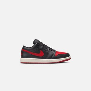 Jordan WMNS Air Jordan 1 Low - Black / Gym Red / Sail