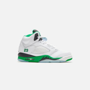 Jordan WMNS Air Jordan 5 Retro - White / Lucky Green / Black / Ice Blue