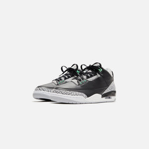 Jordan Air Jordan 3 Retro - Black / Green Glow / Wolf Grey / White