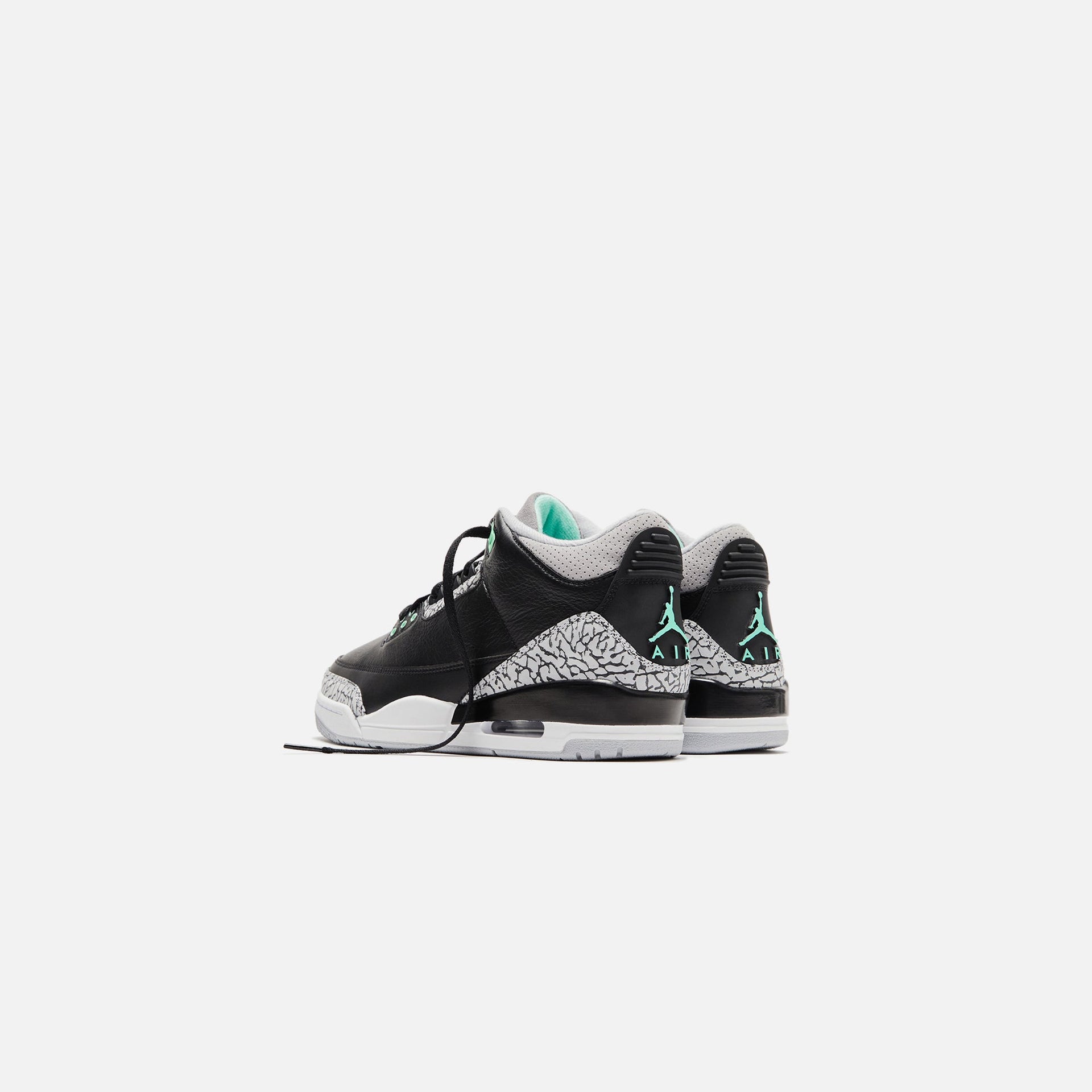 Jordan TD Air Jordan 3 Retro - Black / Green Glow / Wolf Grey / White