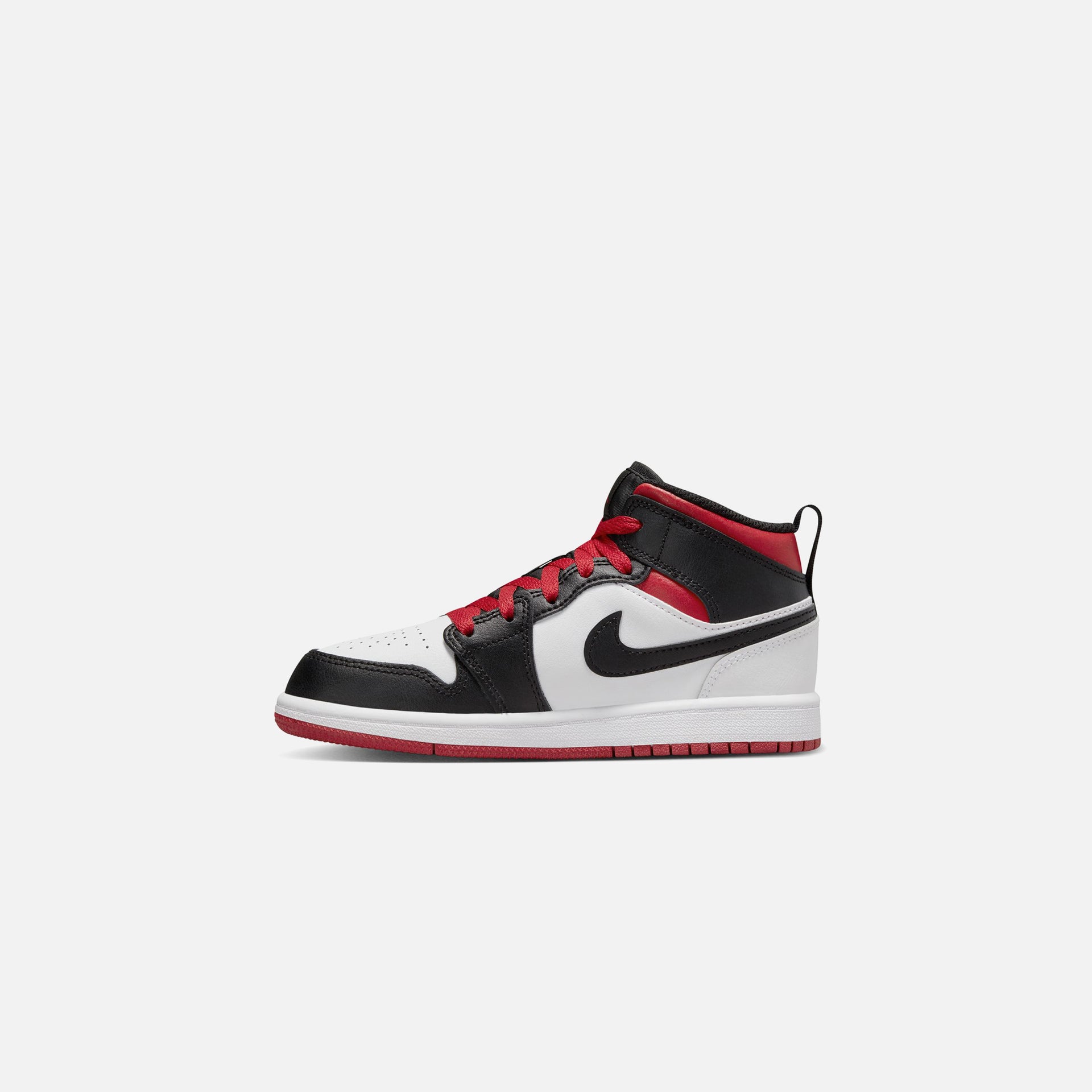 Jordan Air Jordan 1 Mid - White / Gym Red / Black