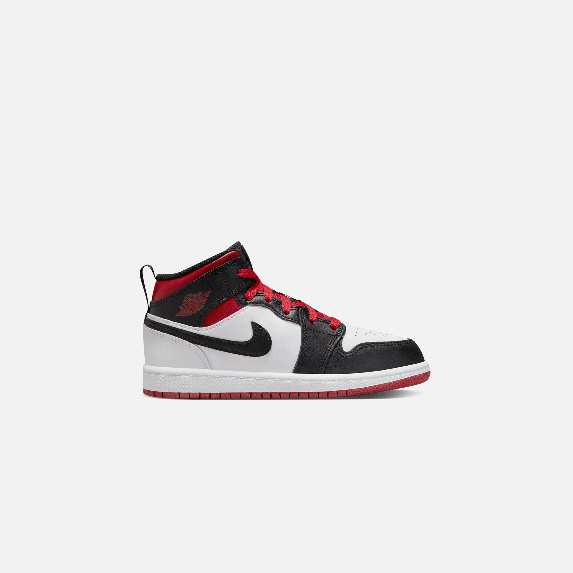 Jordan Air Jordan 1 Mid - White / Gym Red / Black