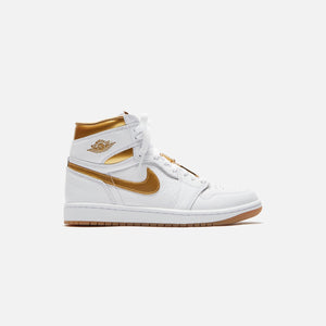 Jordan WMNS Air Jordan 1 High OG - White / Metallic Gold / Gum Light Brown